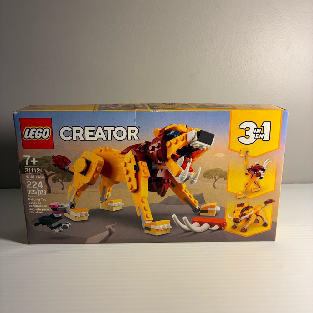 Retired LEGO Creator Wild Lion 31112